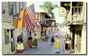 Modern Postcard George Street St. Augustine Florida St George Street Was The ...