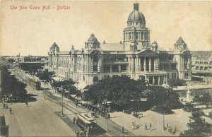 South Africa Durban city hall postcard 