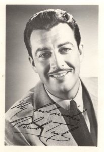 Robert Taylor Printed But Hand Signed Appearance Photo