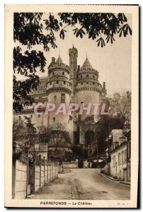 Old Postcard Pierrefonds Chateau