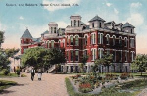 Nebraska Grand Island Sailors and Soldiers Home Curteich