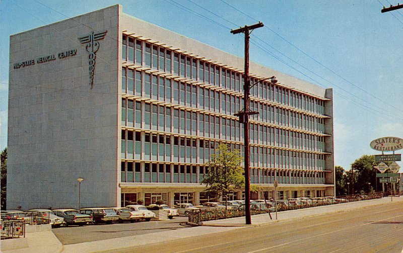 Nashville Tennessee 1960s Postcard Mid-State Medical Center 