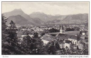 Panorama, St. Zeno, Bad Reichenhall (Upper Bavaria), Germany, PU-1902