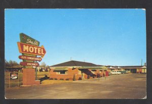 OKLAHOMA CITY OKLAHOMA ROUTE 66 SKY LITE MOTEL VINTAGE ADVERTISING POSTCARD