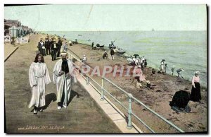 Old Postcard Luke on the dike sea