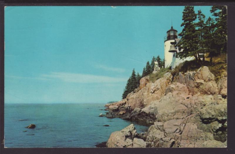 Bass Harbor Head Light,Mt Desert Island,Maine Postcard BIN