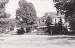 Wisconsin Durand Pepin County Hospital Real Photo Rppc