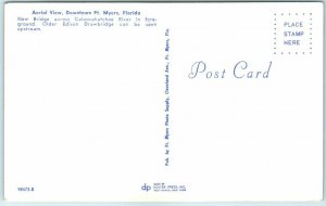 Postcard - Aerial View, Downtown Ft. Myers, Florida
