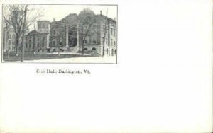 City Hall - Burlington, Vermont VT Postcard