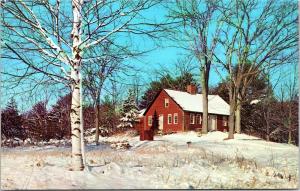 Old French Homestead in Parsonfield, Maine Postcard