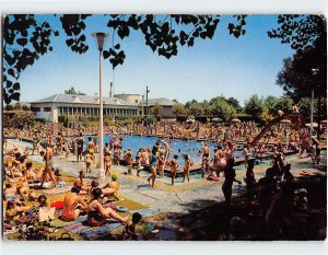 Postcard Ladies' swimming pool, City stadium, Vitoria-Gasteiz, Spain