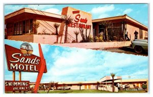 BIG SPRING, Texas TX ~ Roadside DESERT SANDS MOTEL 1950s Howard County Postcard
