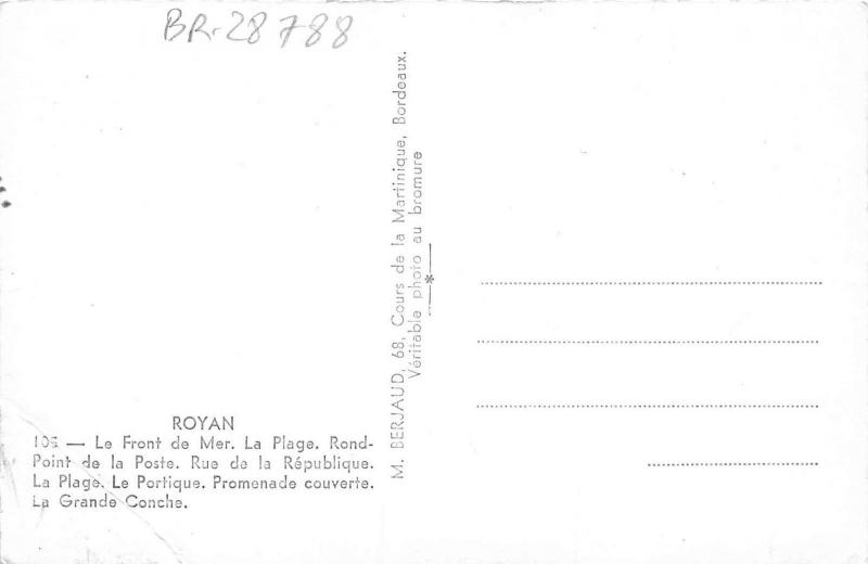 BR28788 Royan le front de mer france