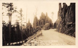 Among a Thousand Spires real photo Black Hills SD 