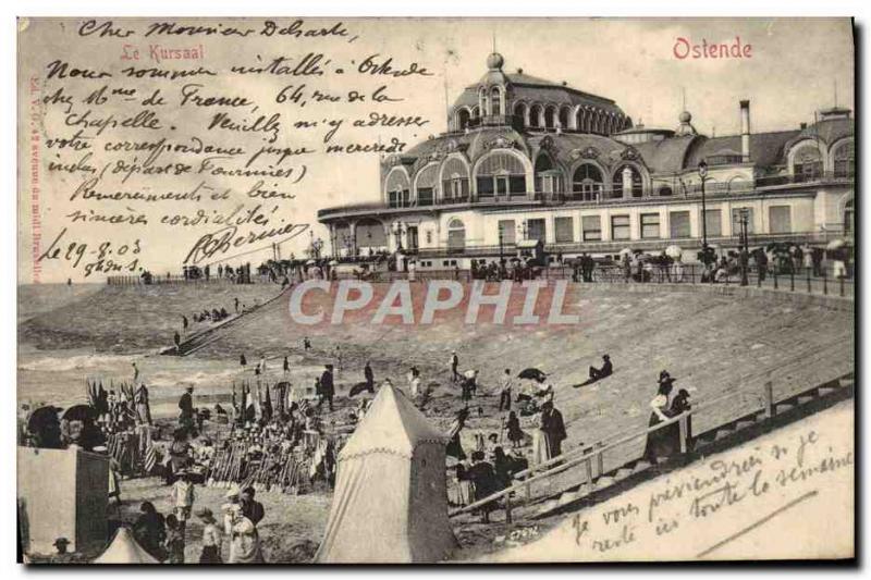 Old Postcard Ostend Kursaal