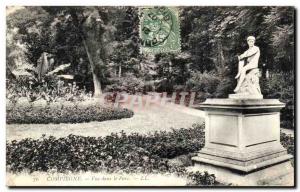 Old Postcard Compiegne view in the park
