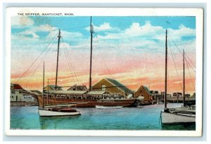 1930 The Skipper, Nantucket, Massachusetts MA Posted Vintage Postcard