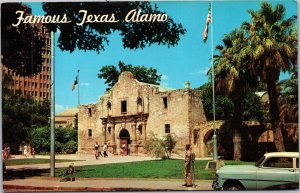 Postcard TX San Antonio Famous Texas Alamo