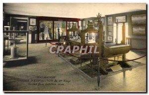 Old Postcard Malmaison Room D & # 39Exposition From 2nd Floor