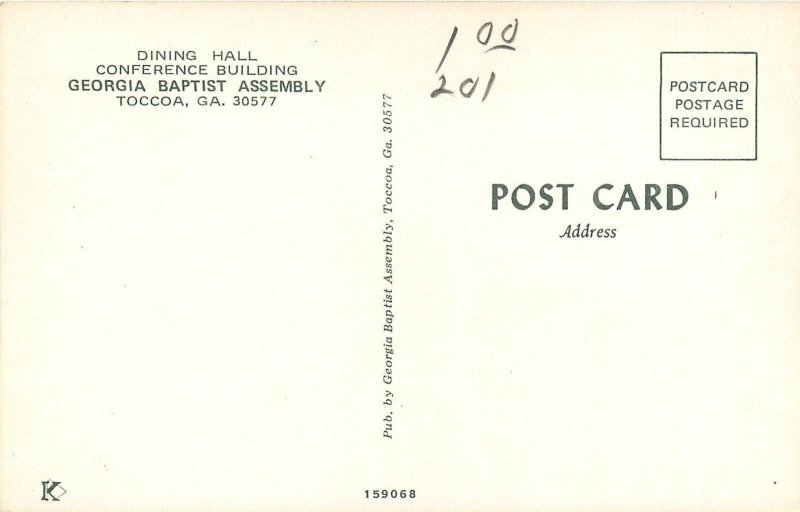 Toccoa Georgia~Georgia Baptist Assembly~Conference Bldg.~Dining Hall~1960s