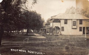 J80/ Toledo Ohio RPPC Postcard c1910 Point Place Edgewater Cottages 123