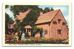 Rose Cottage Greenfield Village Dearborn Michigan Postcard