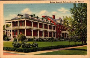 Jefferson Barracks Missouri Station Hospital Vintage Postcard