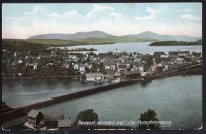 Vermont NEWPORT and Lake Memphremagog - pm1907 - Divided Back