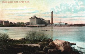 Vintage Postcard Chace Mills Fall Rivers Massachusetts MA W. G. McFarlane Pub.