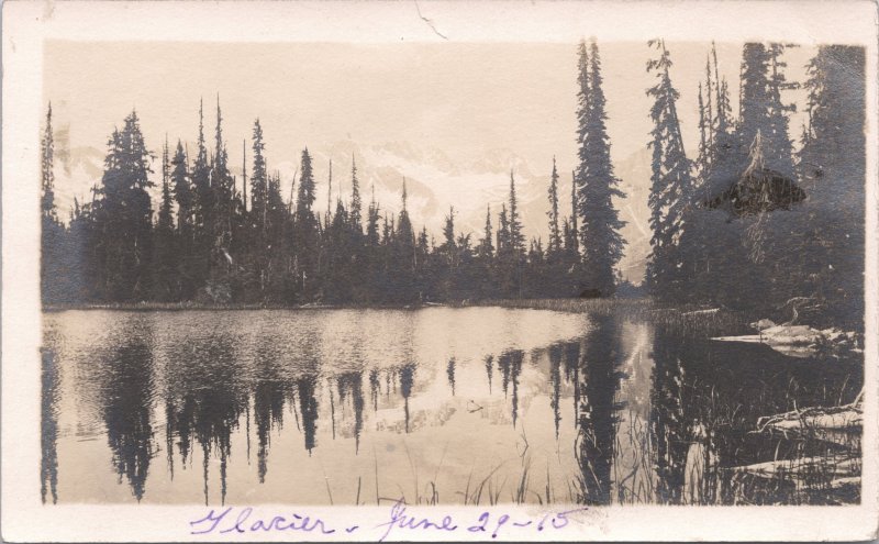 RPPC - A glacier somewhere in Alaska, June 29, 1915