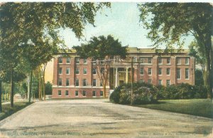 Burlington VT Vermont Medical College 1907 Tuck's Postcard