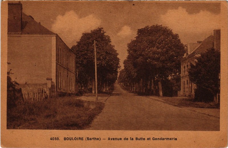 CPA Bouloire - Avenue de la Butte et Gendarmerie (112484)