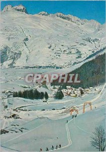 Postcard Modern Hospental 1484 m m u M Blick gegen N�tschen