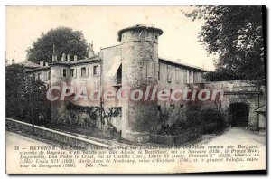 Postcard Old Bayonne Le Vieux Chateau Built on the site of the Roman Gastellu...