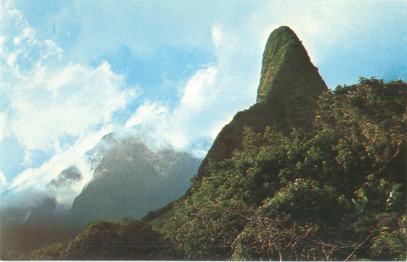 Maui Hawaii Ioa Valley, The Needle Chrome Postcard Unused