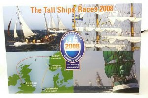 The Tall Ships Races 2008 Liverpool Maloy Bergen Den Helder Vintage Postcard