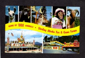 NY Sterling Alaska Fur and Game Farms, Lake Placid, Ausable Chasm New York PC