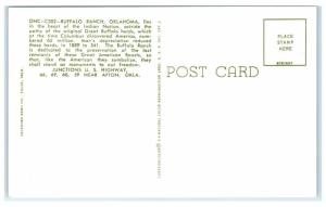 Buffalo Ranch Western Store, Native American Tipi Teepee, Afton, OK Postcard