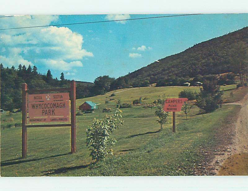 Pre-1980 TOWN VIEW SCENE Cape Breton Nova Scotia NS p9522