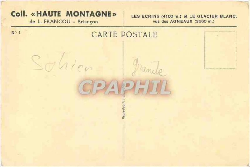 Modern Postcard Briancon High Mountain