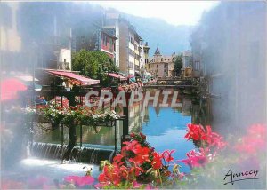 Modern Postcard Annecy (Haute Savoie) The Venice of Savoie The Lock on the Ca...