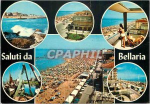 Postcard Modern Riviera Adriatica Bellaria The Beach Views