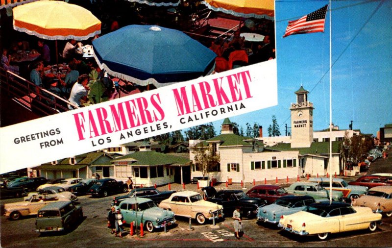 California Los Angeles Greetings From The Farmers Market