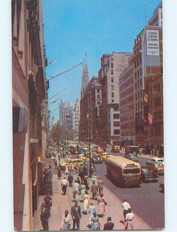 Unused Pre-1980 STREET SCENE New York City NY hs3178