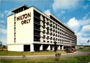 Parisian Charm: Hilton Orly Hotel Postcard