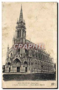 Old Postcard Bon Secours Church Notre Dame