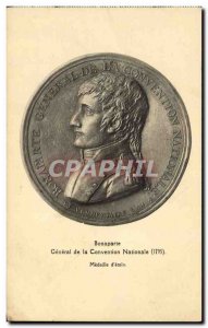 Old Postcard Medaille Bonaparte General of the National Convention in 1795 Me...