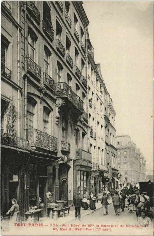 CPA TOUT PARIS (5e) 774 Ann Hotel de Mme la Marquise de Pompadour (560543)