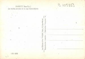 B105853 France Biarritz La roche Percee et le Cap Saint Martin