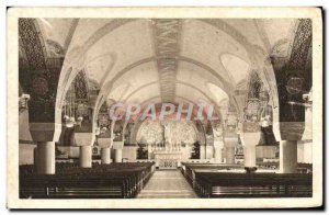 Old Postcard Basilica of Lisieux The crypt General view